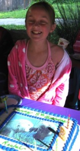 Her 8th Birthday was all about manatees